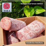 Beef Sirloin Striploin Porterhouse Has Luar MELTIQUE meltik (wagyu alike) SAKA frozen SLICED TERIYAKI 2mm (price/pack 500g)